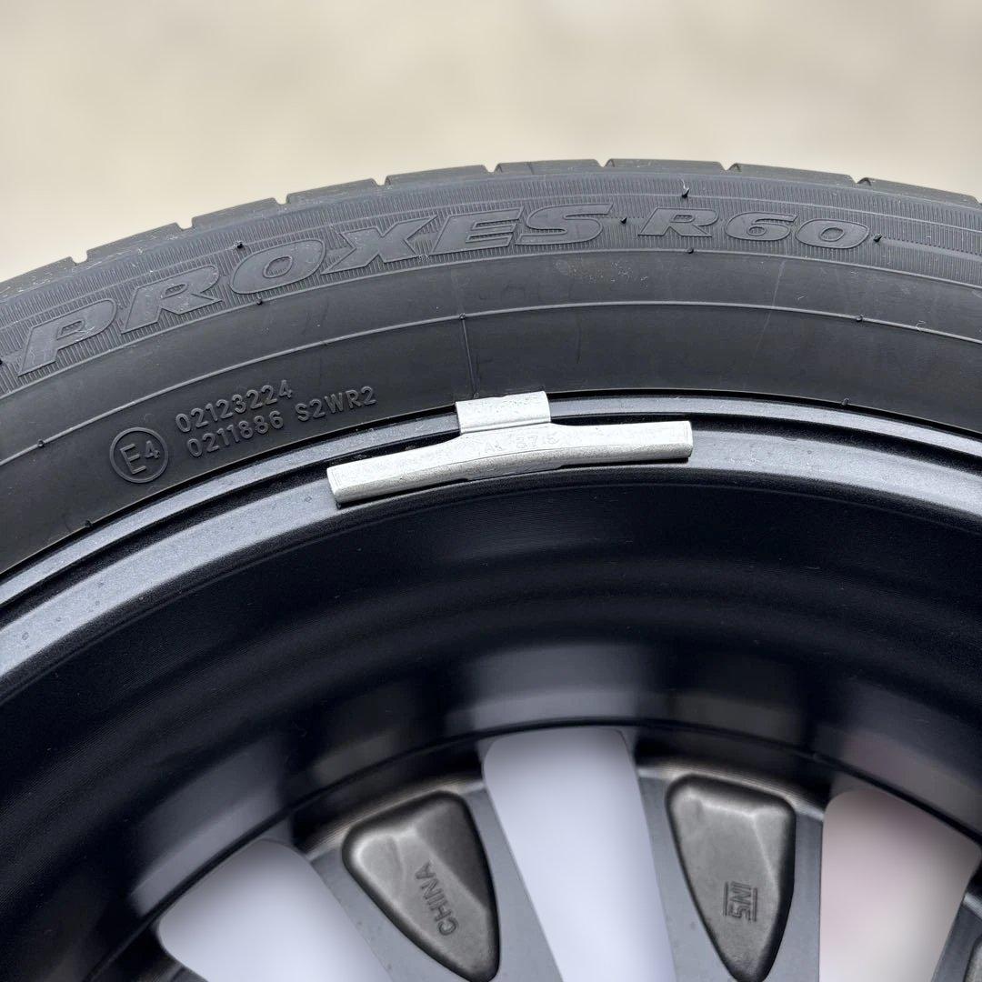 値下！［1/4本目］新車外しトヨタ新型ヴォクシーS-Zハイブリッドホイールタイヤ