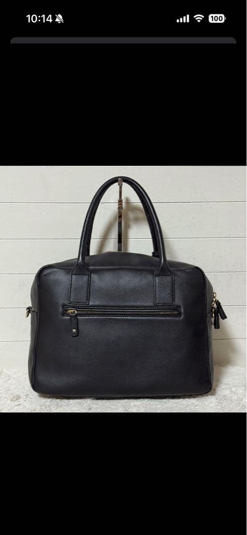 美品⭐️アニヤハインドマーチ⭐️トートバッグ　レザー　ブラック　2way