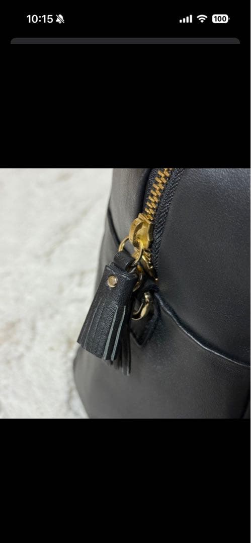 美品⭐️アニヤハインドマーチ⭐️トートバッグ　レザー　ブラック　2way