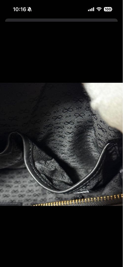 美品⭐️アニヤハインドマーチ⭐️トートバッグ　レザー　ブラック　2way