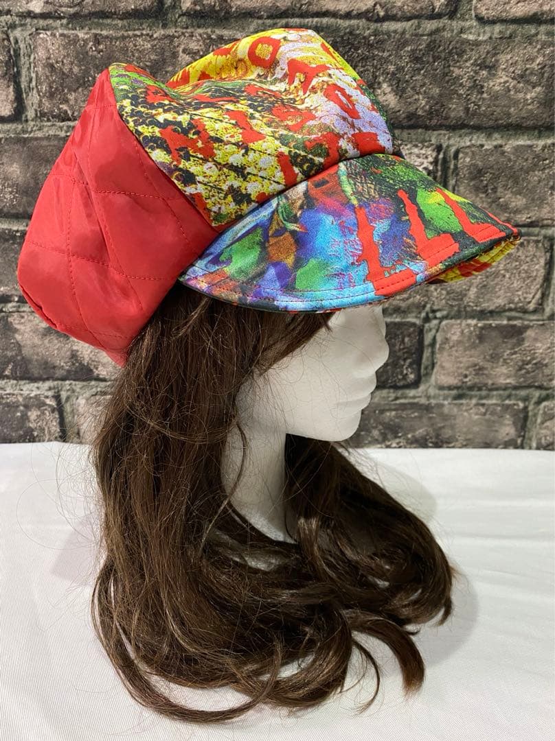 ティアミ〜ミ キャスケット　異素材 mix ハンドメイド