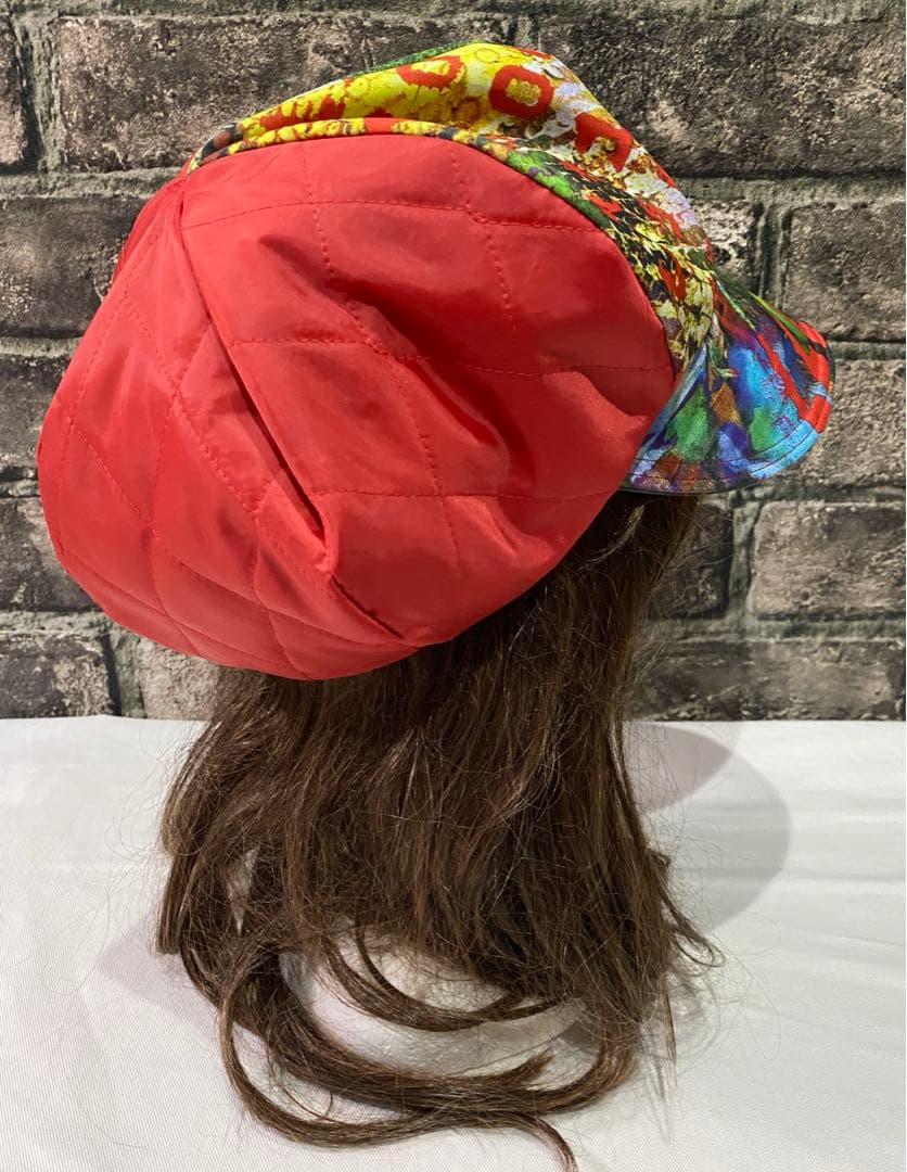 ティアミ〜ミ キャスケット　異素材 mix ハンドメイド