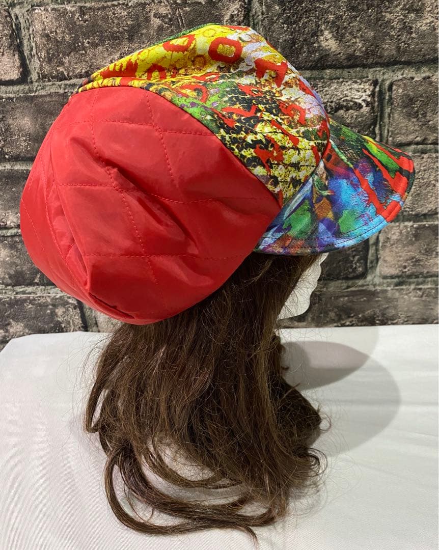 ティアミ〜ミ キャスケット　異素材 mix ハンドメイド