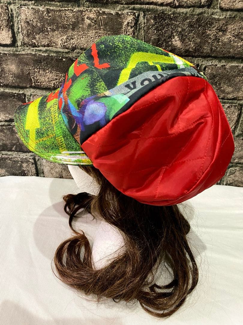 ティアミ〜ミ キャスケット　異素材 mix ハンドメイド