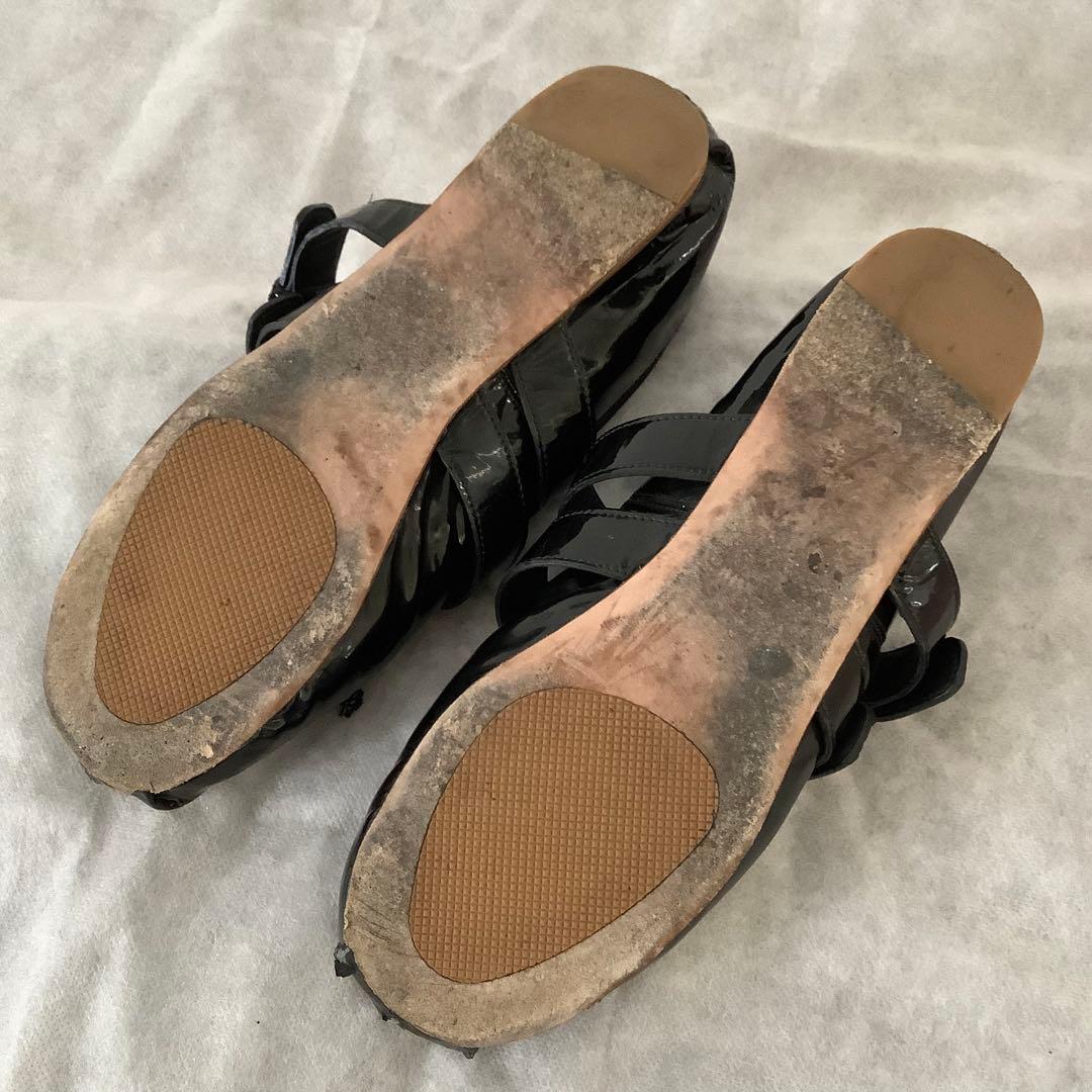 ミュウミュウMIU MIU ★ベルト付きバレエシューズ★バレリーナ(37)