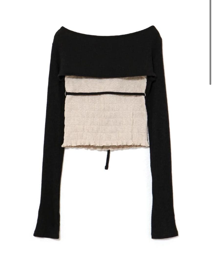 トップス andmary Mei shirring tops