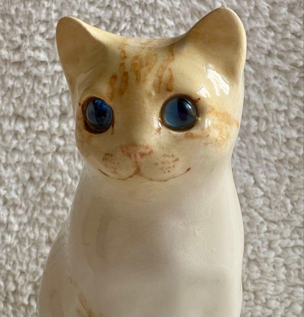 ウィンスタンレイキャット　ケンジントンキャット　青目猫　サイズ2　貫入無し❣️