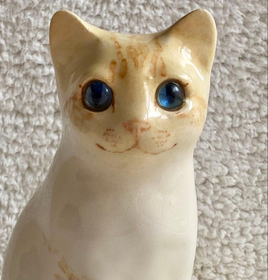 ウィンスタンレイキャット　ケンジントンキャット　青目猫　サイズ2　貫入無し❣️