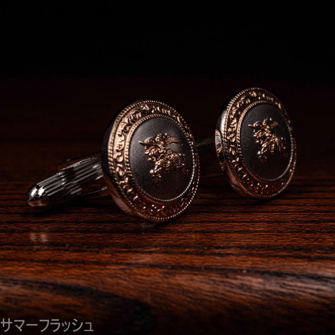 至高の一品 Burberry バーバリー silver925×k14 カフス