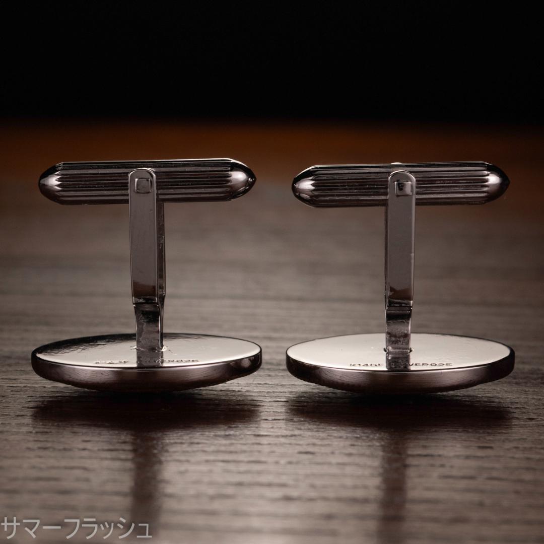 至高の一品 Burberry バーバリー silver925×k14 カフス