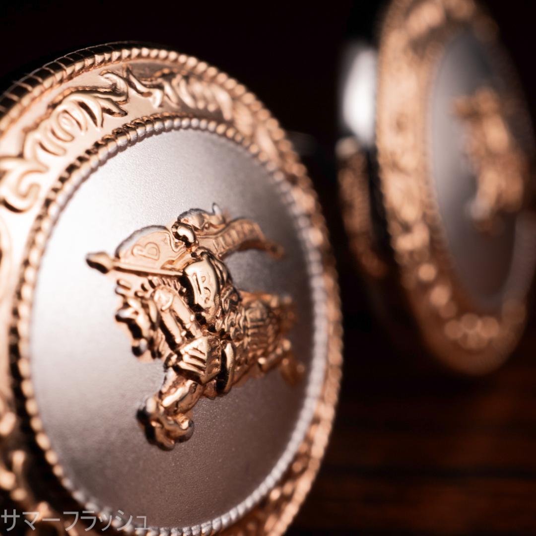 至高の一品 Burberry バーバリー silver925×k14 カフス