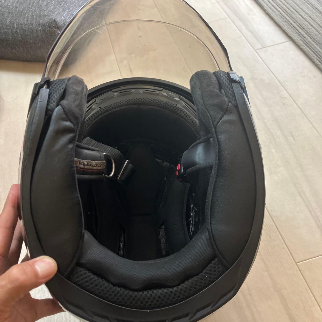 EXCEED フルフェイスヘルメット ブラック/シルバー　カブト　エクシード