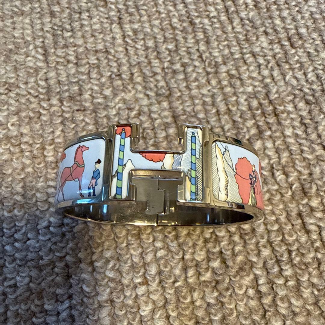 週末値下即決！Hermèsエルメス♡クリッククラックH/バングルブレスレット