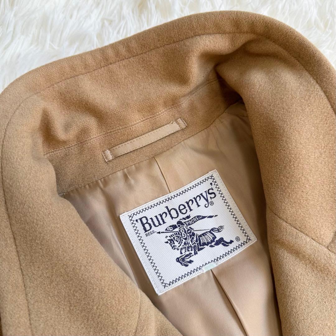 Burberrys バーバリーズ カシミヤ混 ウールコート ベージュ ダブル