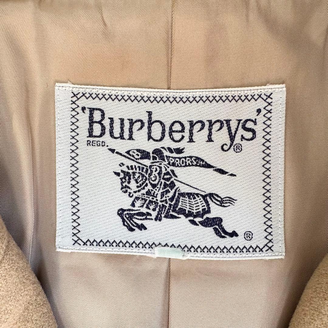 Burberrys バーバリーズ カシミヤ混 ウールコート ベージュ ダブル