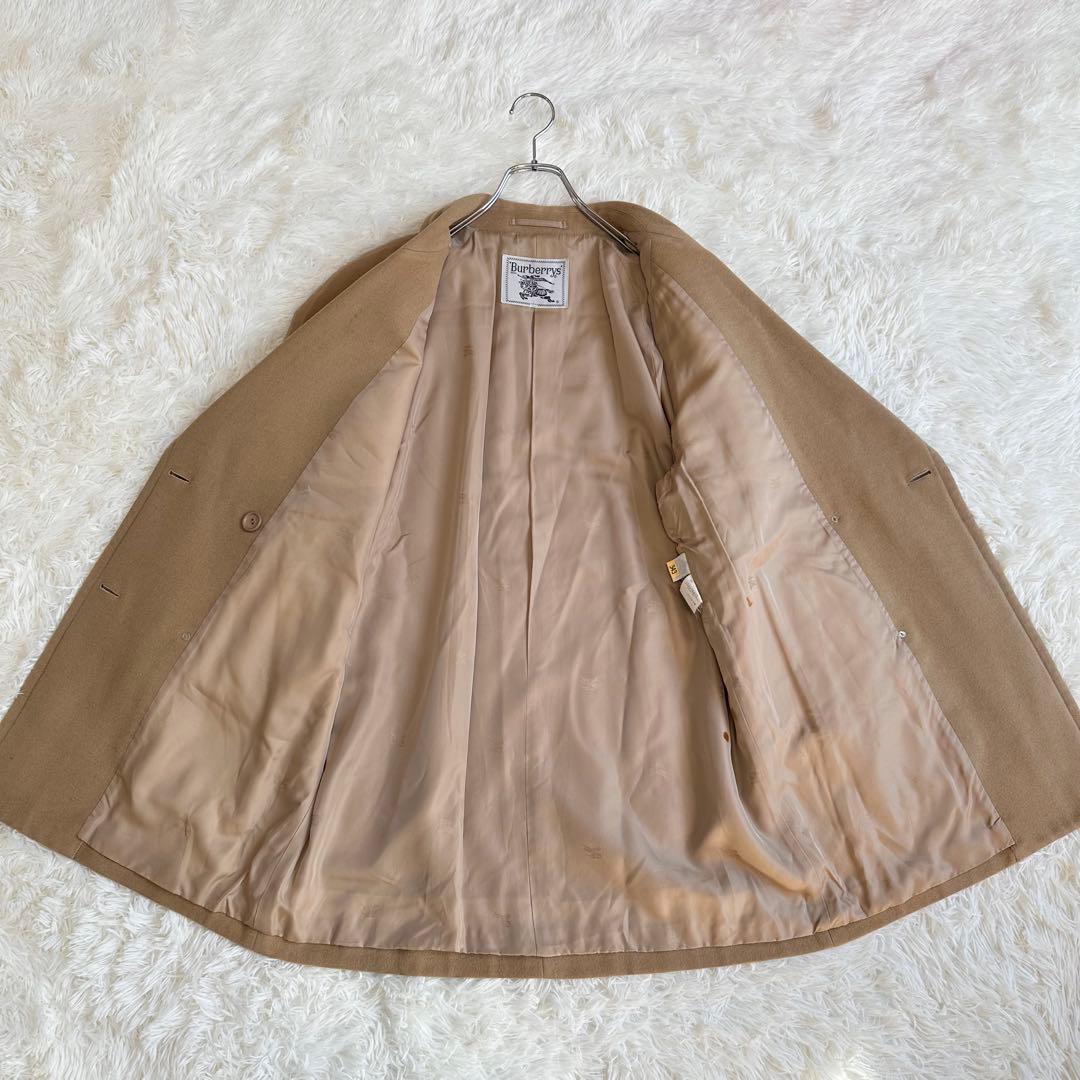 Burberrys バーバリーズ カシミヤ混 ウールコート ベージュ ダブル