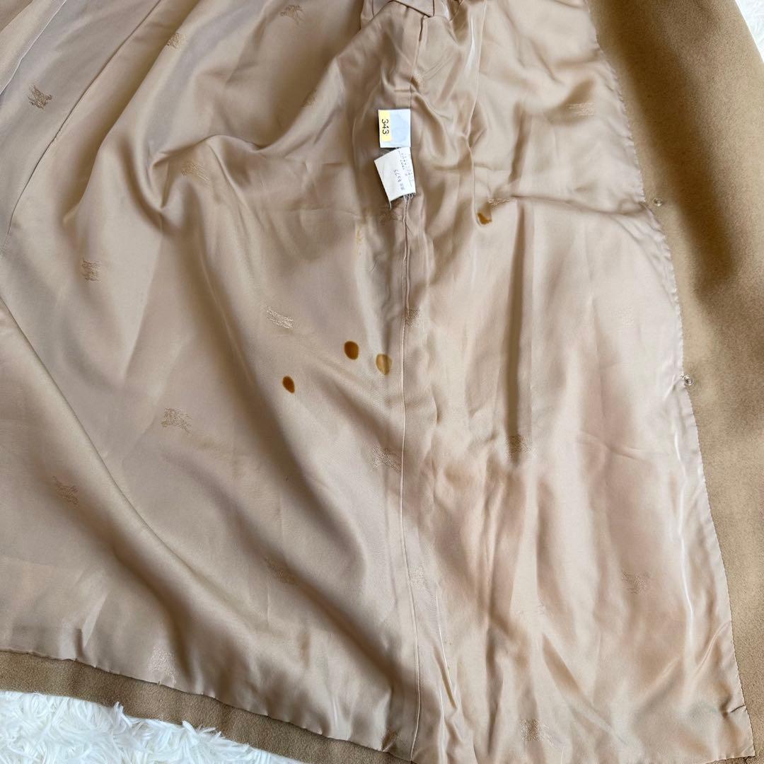 Burberrys バーバリーズ カシミヤ混 ウールコート ベージュ ダブル