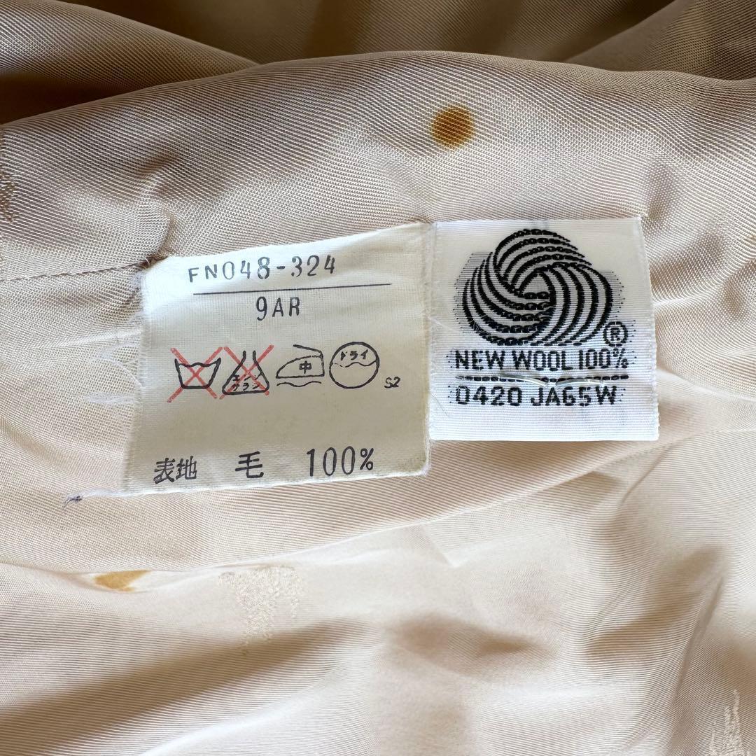 Burberrys バーバリーズ カシミヤ混 ウールコート ベージュ ダブル