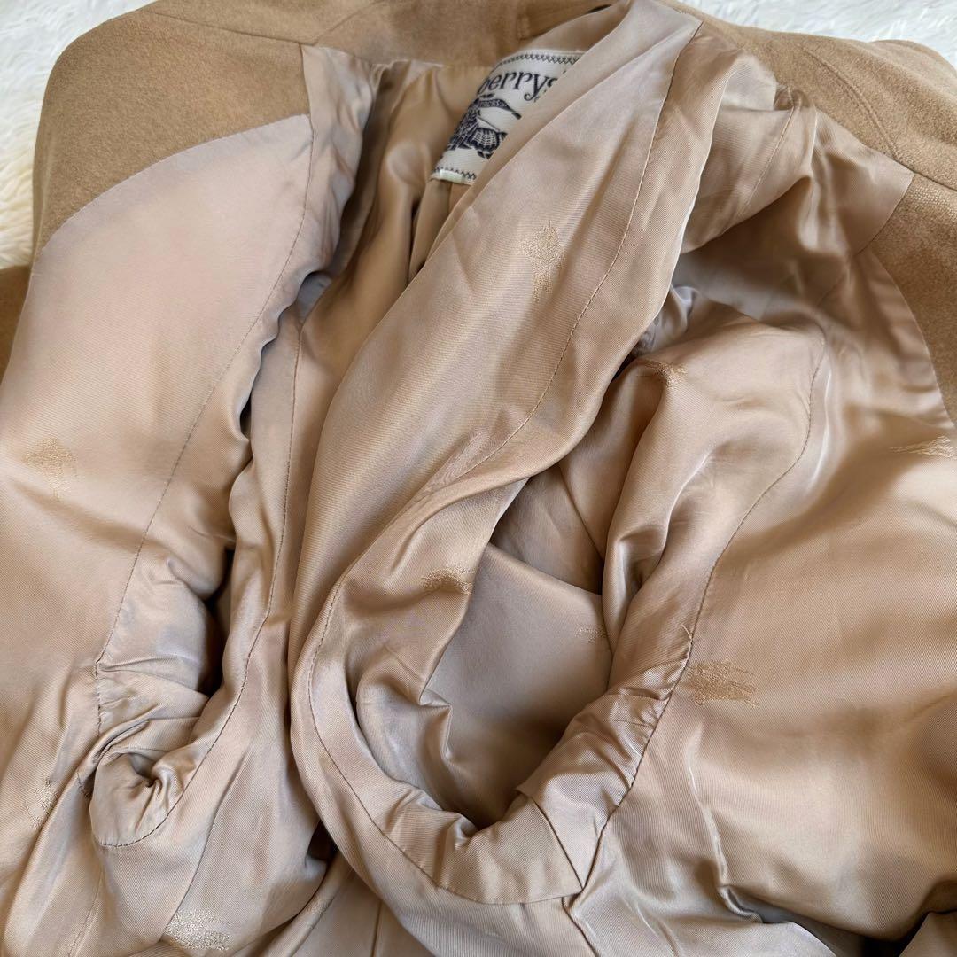 Burberrys バーバリーズ カシミヤ混 ウールコート ベージュ ダブル