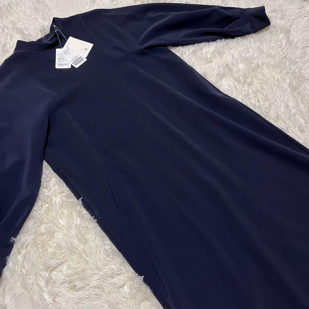 【未使用タグ付】JOURNAL STANDARD ダブルクロスロングOP 紺38