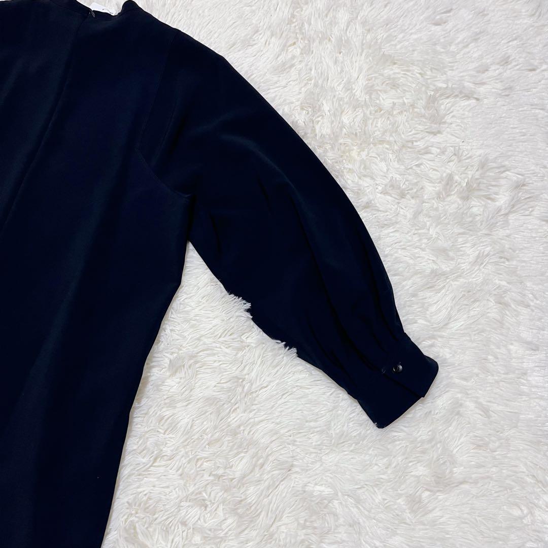 【未使用タグ付】JOURNAL STANDARD ダブルクロスロングOP 紺38