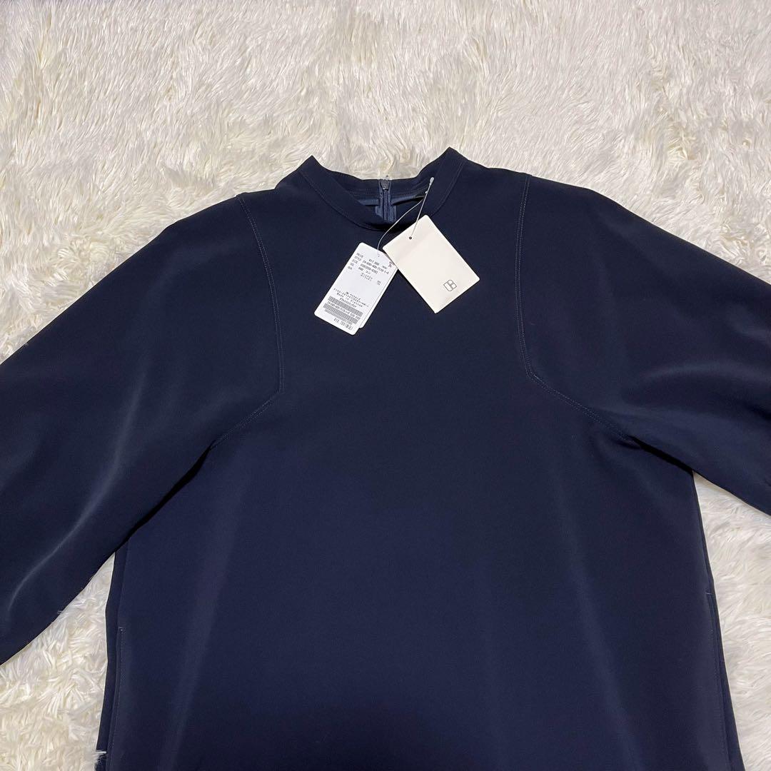 【未使用タグ付】JOURNAL STANDARD ダブルクロスロングOP 紺38