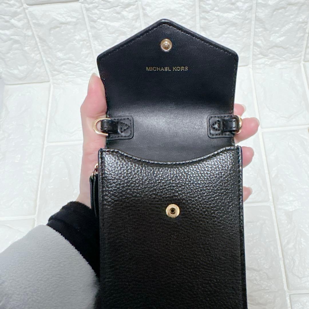 【期間限定値下げ！未使用級】MICHAEL KORSレザー ミニショルダーバッグ