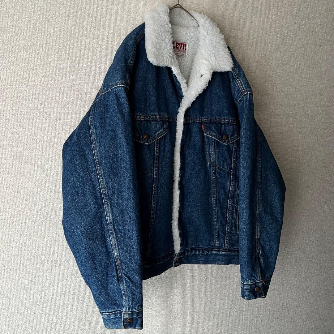 【良色80s】リーバイスデニムボアジャケット 70609