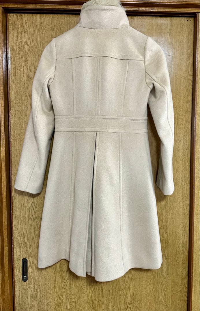 ブルーレーベルクレストブリッジ ファインウールダブルビーバースタンドカラーコート