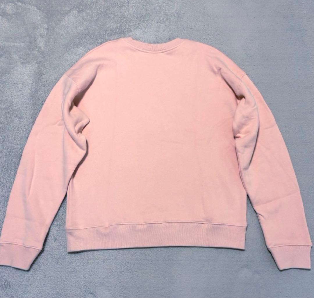 メゾンキツネ★FOX HEAD PATCH トレーナー 裏起毛 ベビーピンク