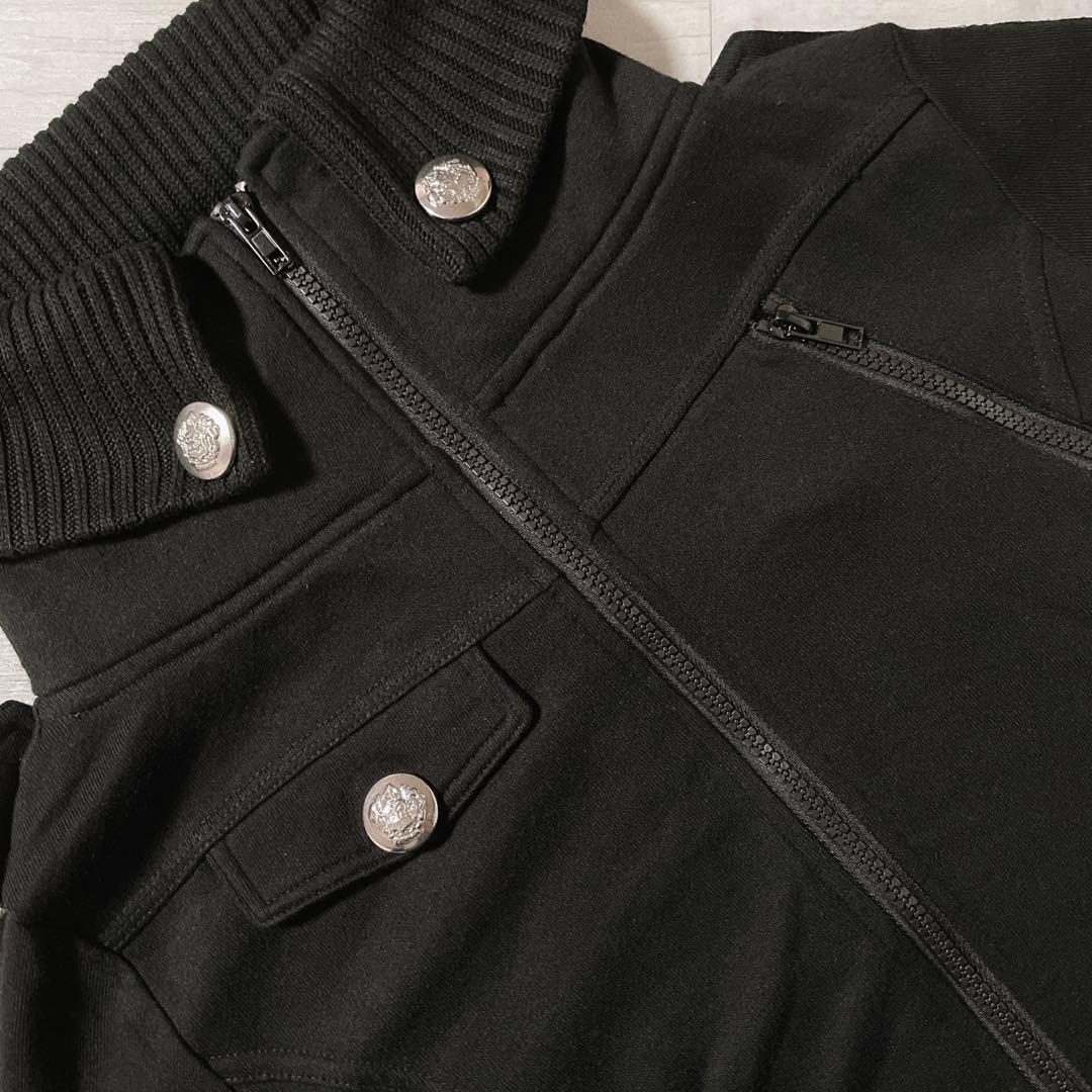 ブルゾン 黒 平成ギャル y2k ダークコア パンク nana d.i.a系