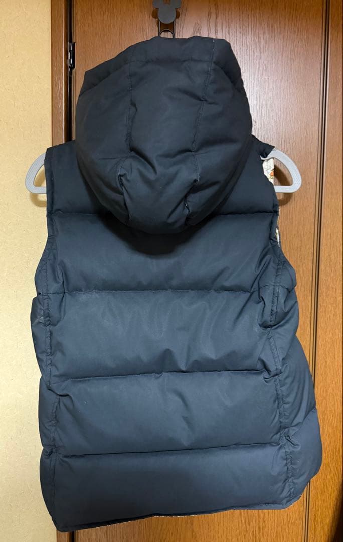 FRED PERRY フレッドペリー　フード付ダウンベスト　リバーシブル