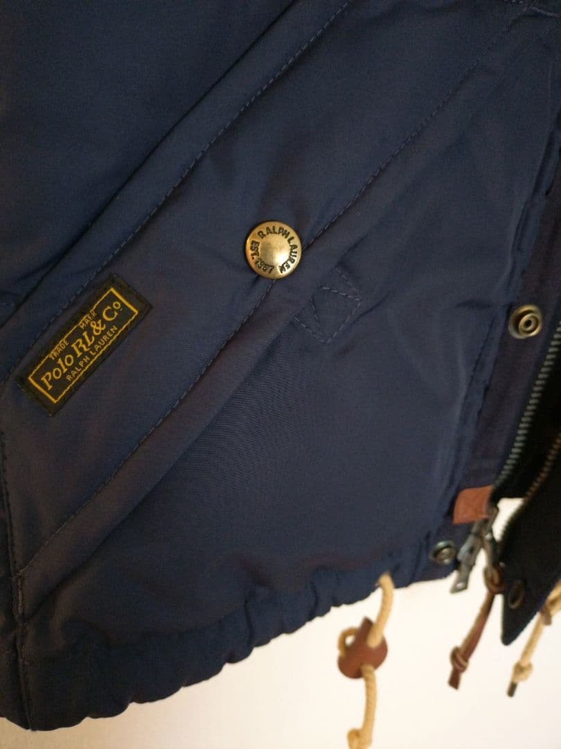 POLO RALPH LAUREN ネイビー ダウンベスト XS週末×連休値下げ
