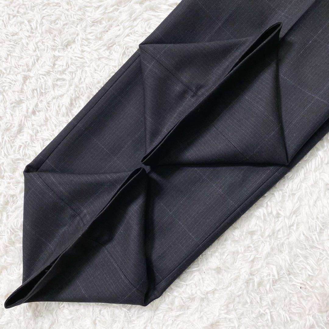 DURBAN ダーバン セットアップ 背広 シングル 2B 黒 チェック AB4