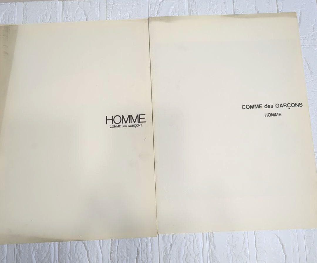COMME des GARCONS カタログ1983年No13,15 合計2冊