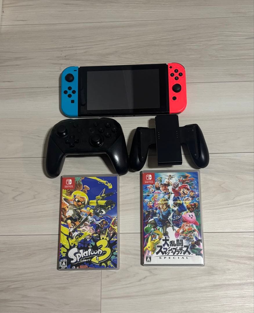 Nintendo Switch ＋プロコン＋スプラ、スマブラ