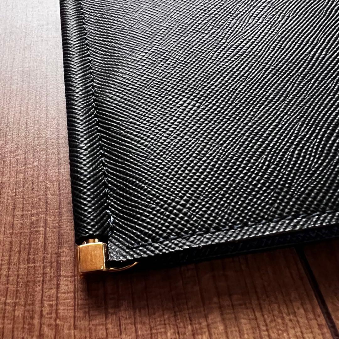 新品・未使用品GNUOYP ニュピ マネークリップ 財布 ブラック