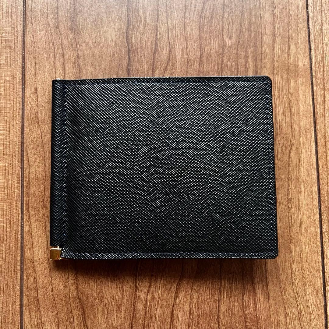 新品・未使用品GNUOYP ニュピ マネークリップ 財布 ブラック