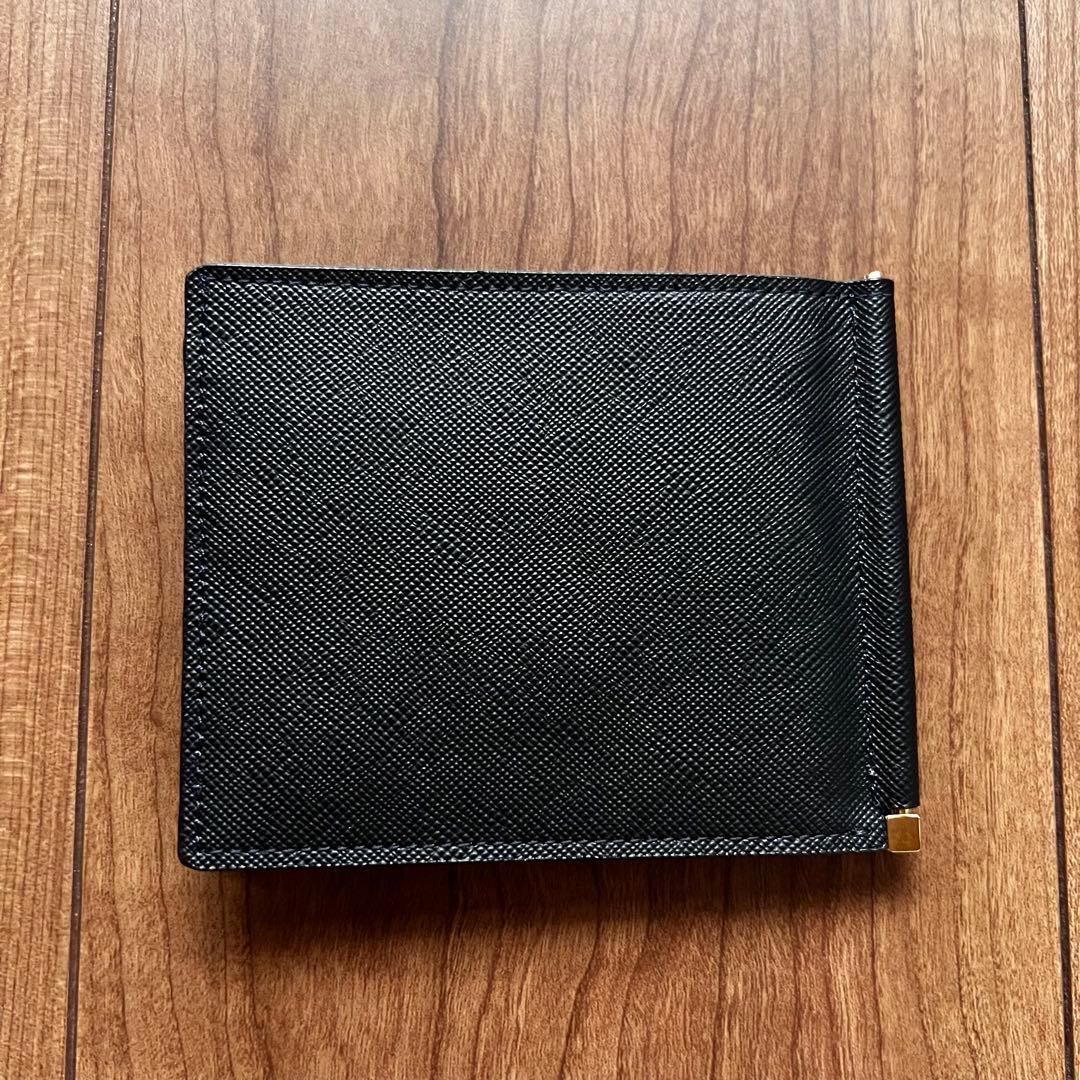 新品・未使用品GNUOYP ニュピ マネークリップ 財布 ブラック