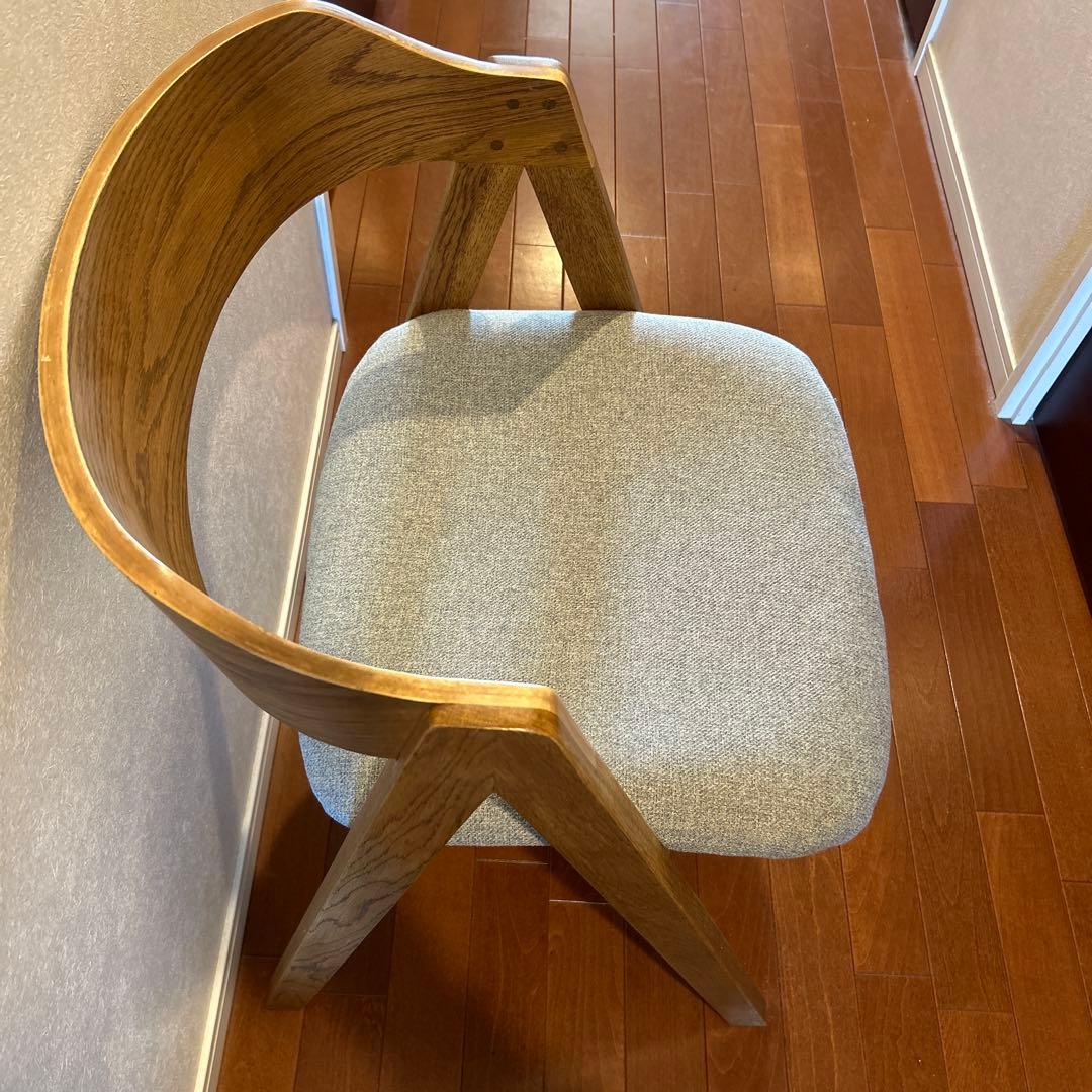 unico チェア 木脚 ブラウン エレムト elemt