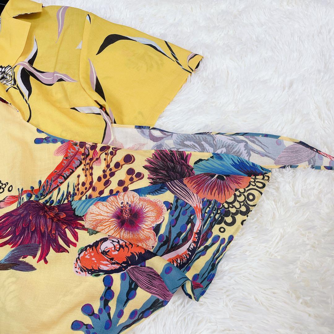 極美品　ポールスミス　ハワイアンパシフィックローズ　カシュクールワンピース