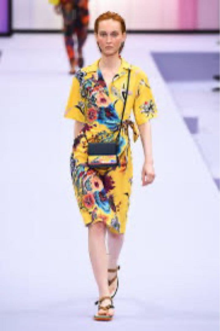 極美品　ポールスミス　ハワイアンパシフィックローズ　カシュクールワンピース