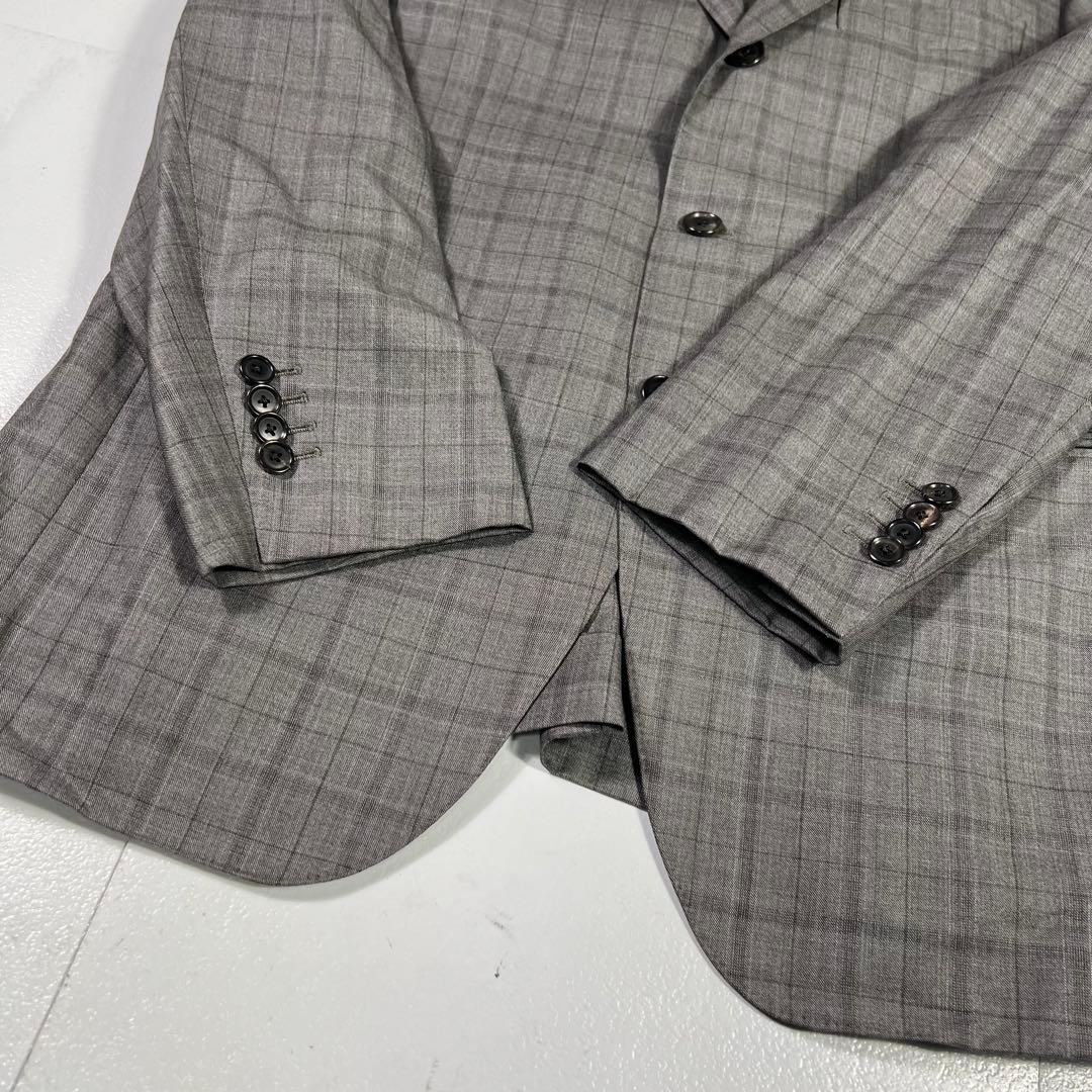 ビームスF カスタムテーラー ロロピアーナ 絹 セットアップ スーツ チェック