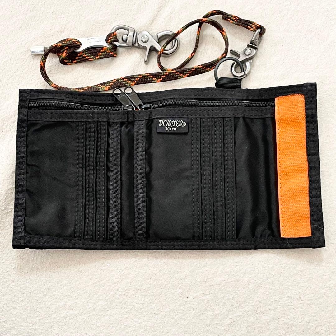 PORTER ポーター タンカー 三つ折り財布+ウォレットコードのセット 良品