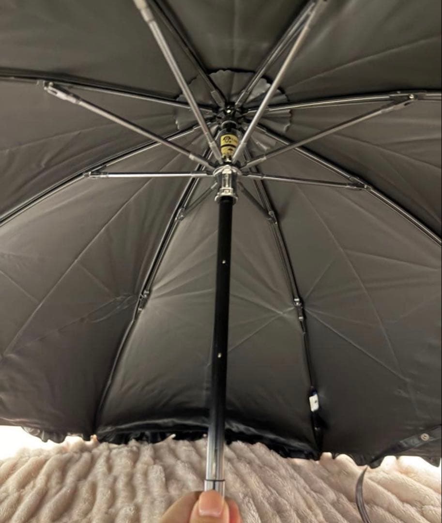 芦屋ロサブラン　日傘 完全遮光 100％ 2段 50cm晴雨兼用 折り畳み傘