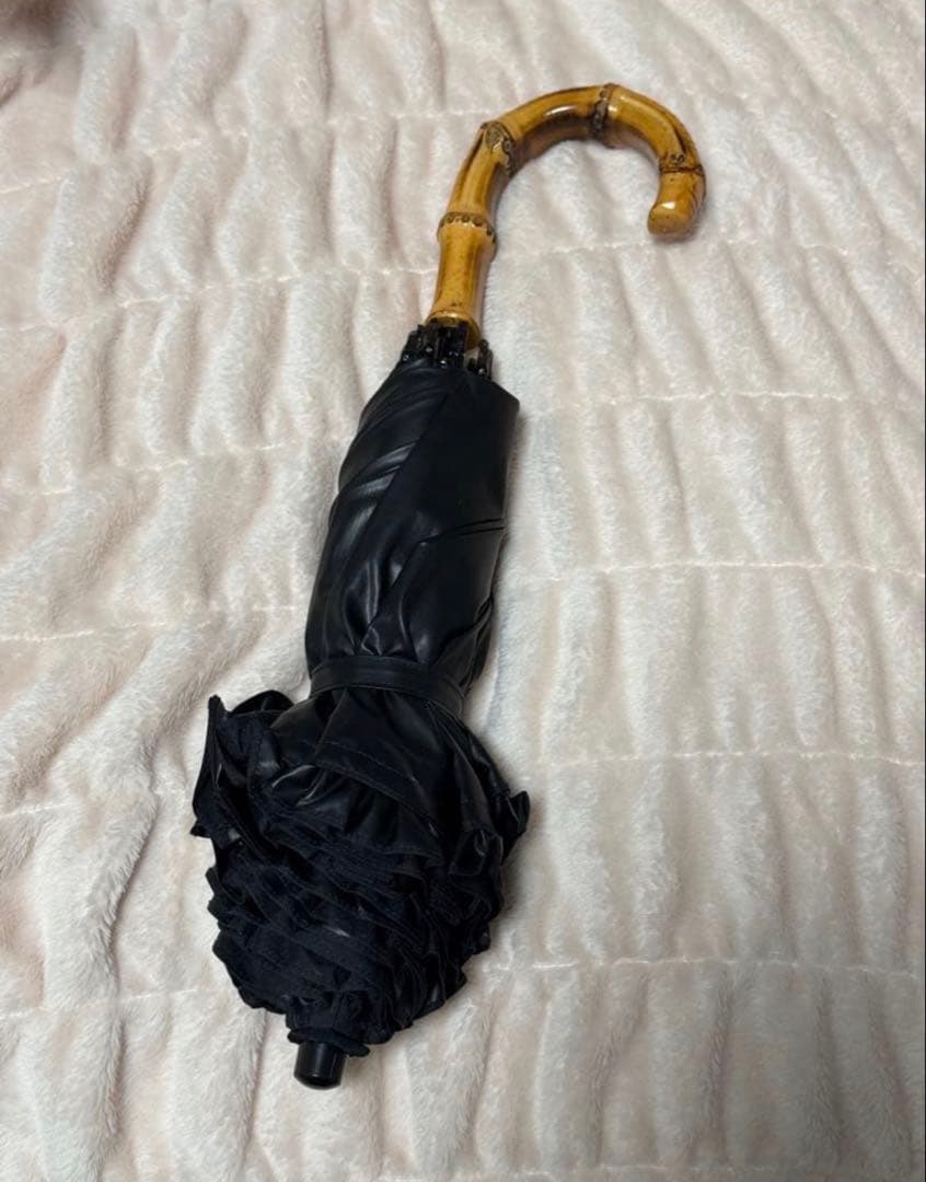 芦屋ロサブラン　日傘 完全遮光 100％ 2段 50cm晴雨兼用 折り畳み傘