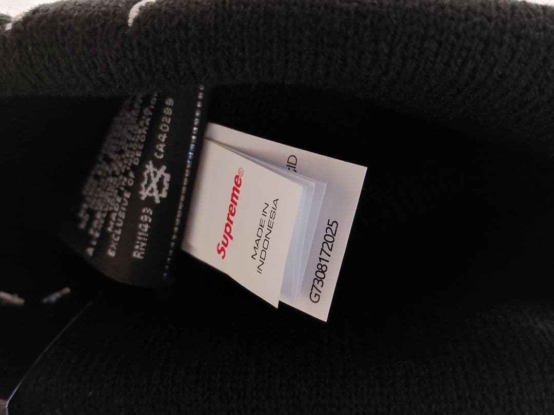 【新品】Supreme　New Era　Tribal　S Logo　Beanie