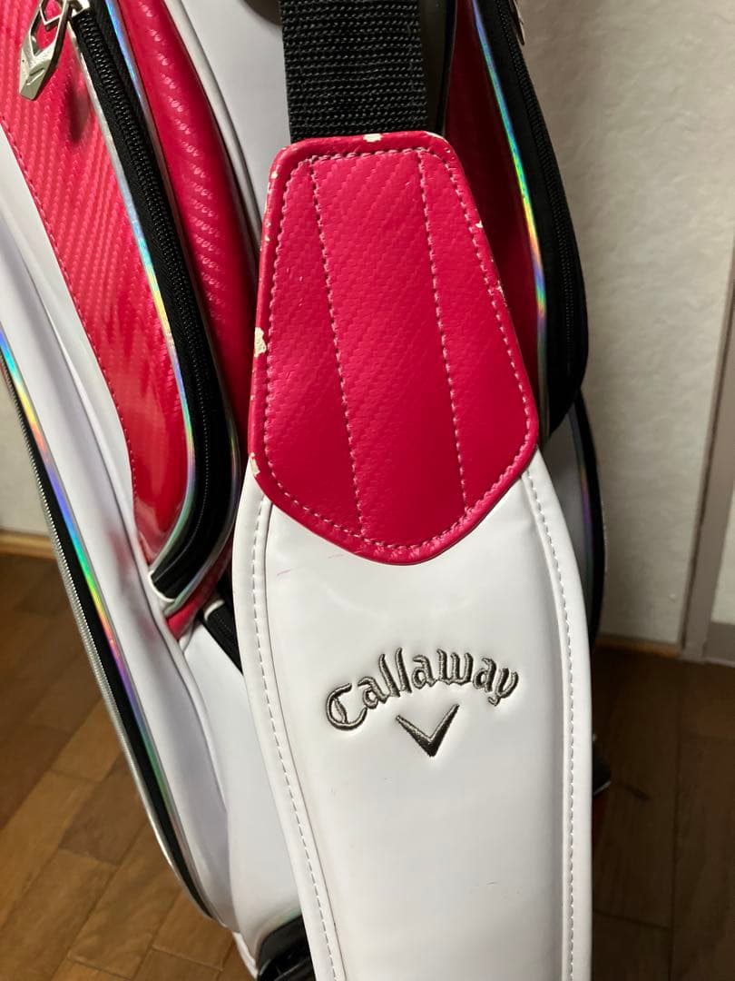 Callaway キャディバッグ ホワイト/レッド