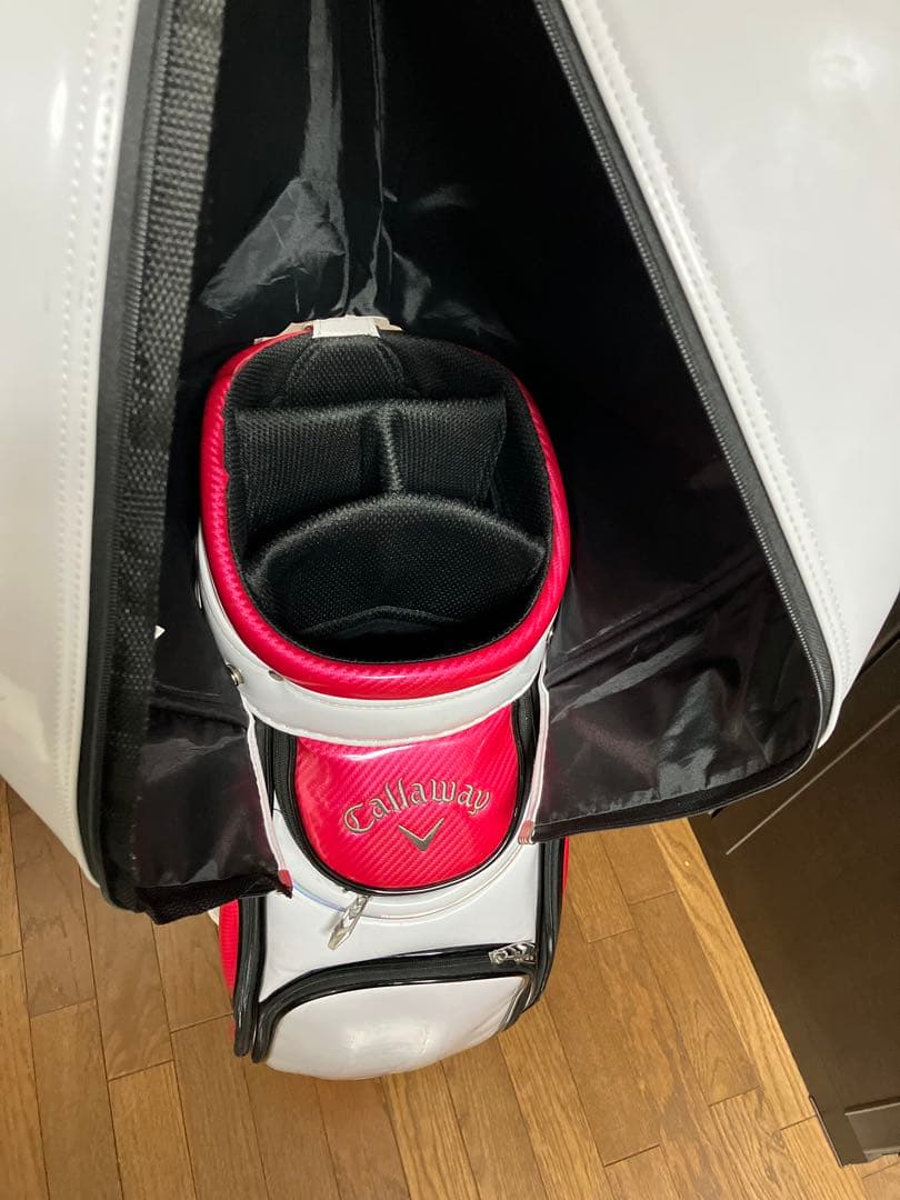 Callaway キャディバッグ ホワイト/レッド