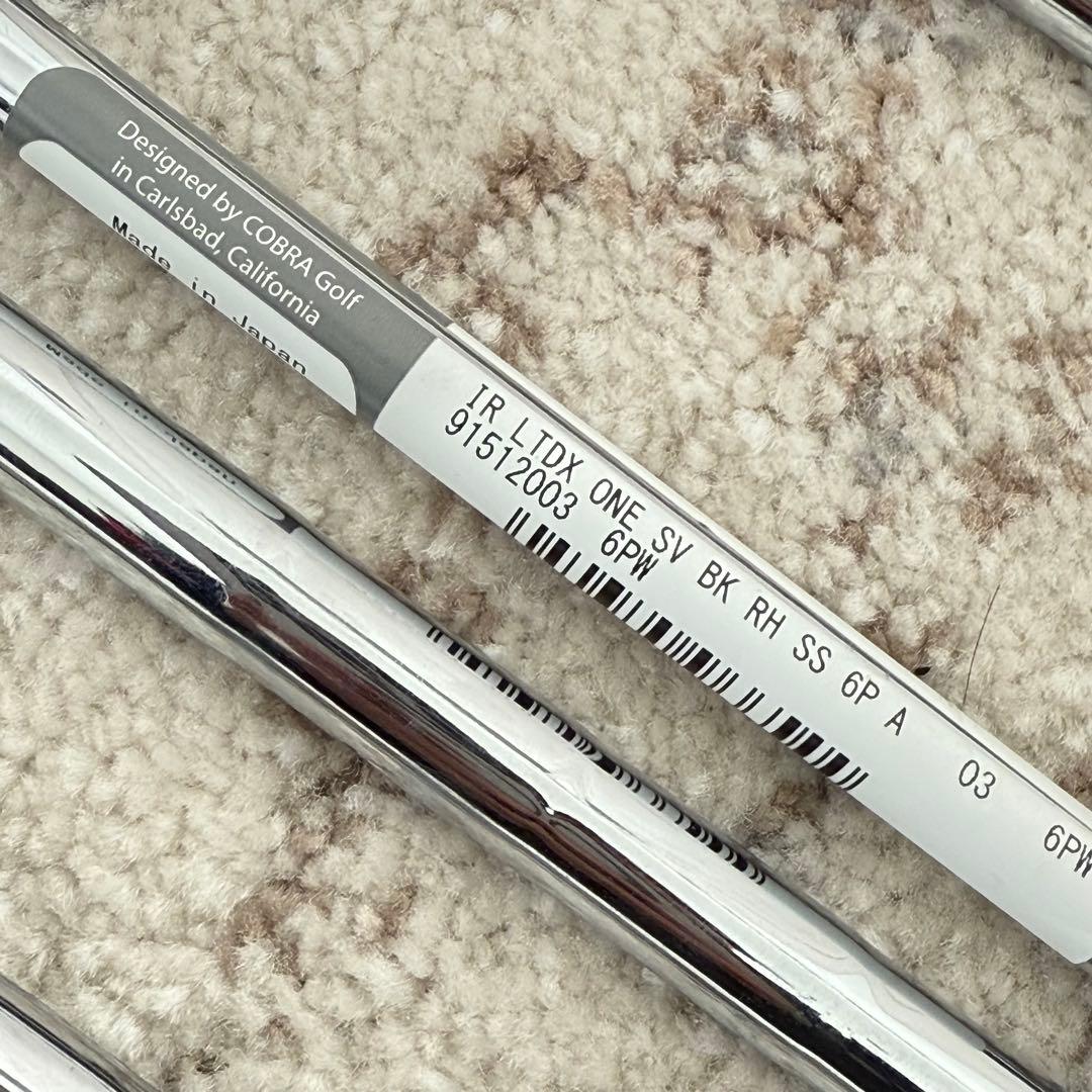 ☆新品未使用☆Cobra LTDx ONE LENGTHアイアンセット5本